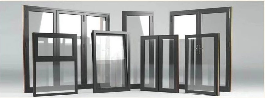 Gamme de fenêtres et portes vitrées en alu noir